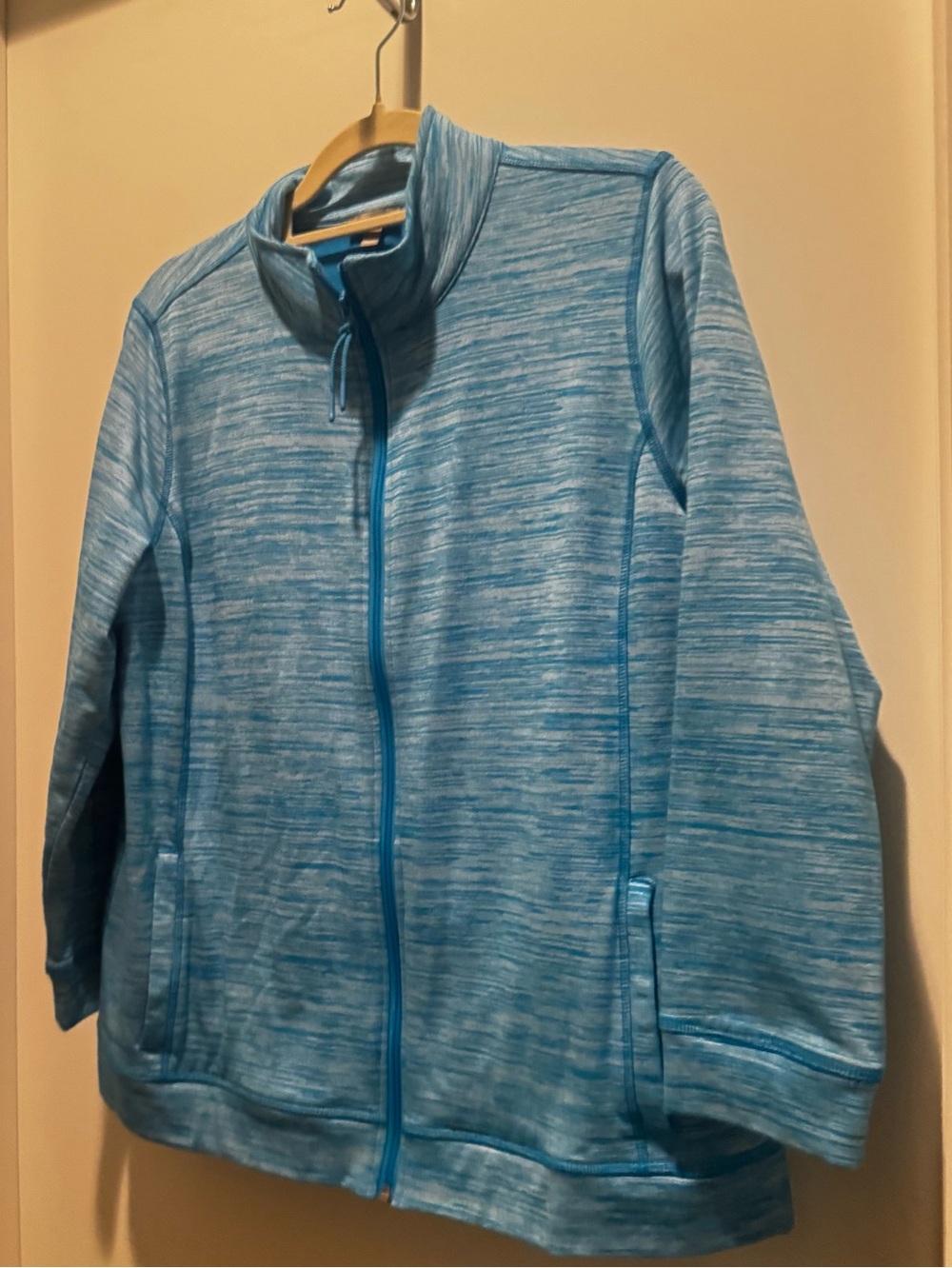 T by Talbots Light Blue Full-Zip Women's Jacket